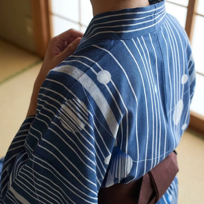 Kimono homme composant une tenue japonaise complète