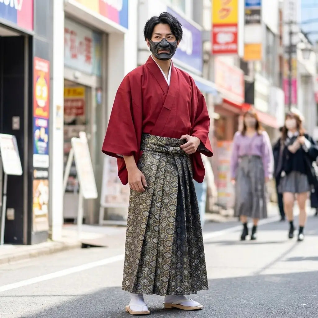 Kimono Homme Traditionnel vue de face