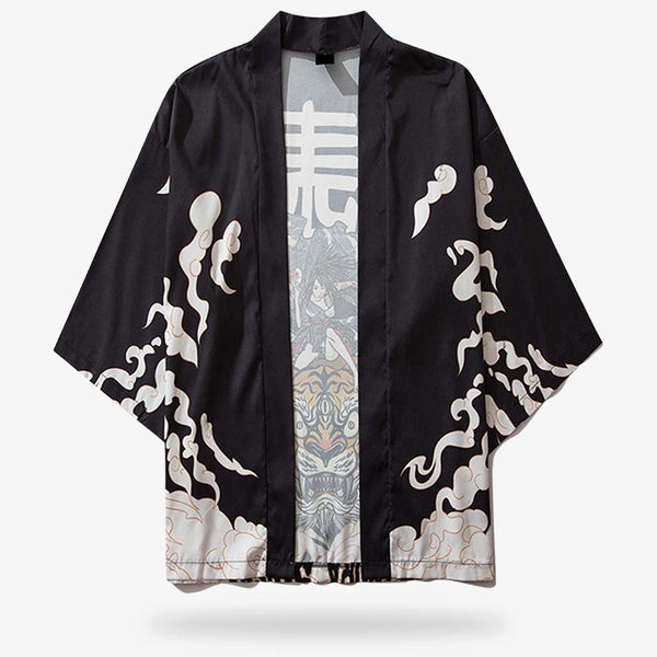 Un splendide Kimono traditionnel japonais pour homme de grande taille