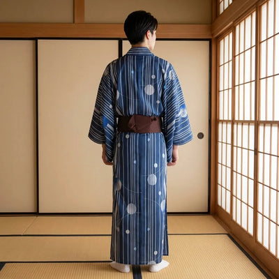 Kimono japonais homme en tissu léger