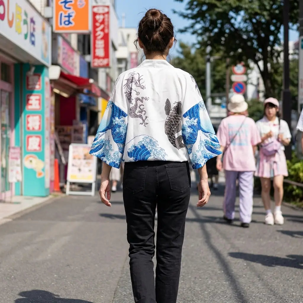 Kimono Koi vue arrière