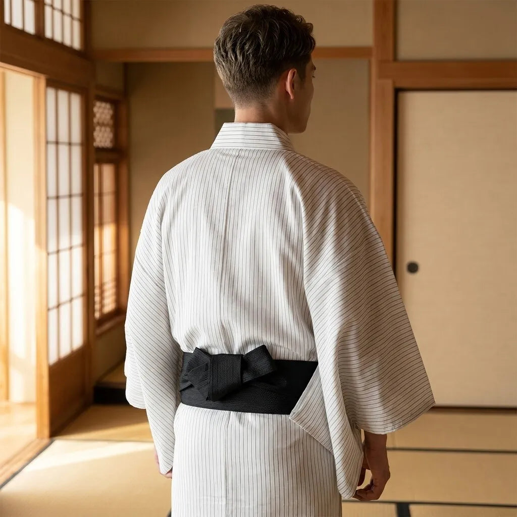Kimono homme tissu léger d'été