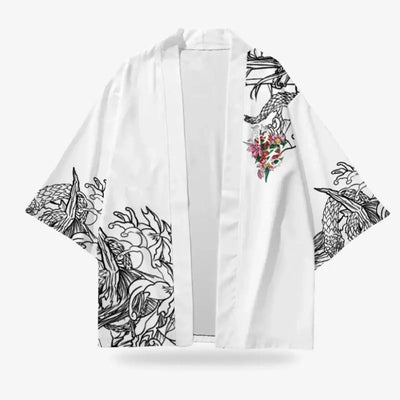 Kimono Hannya à plat, vue de face