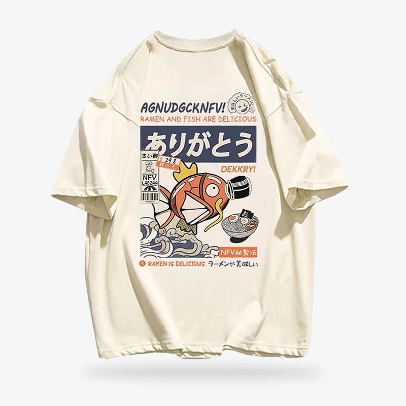 T-shirt japonais carpe koi homme