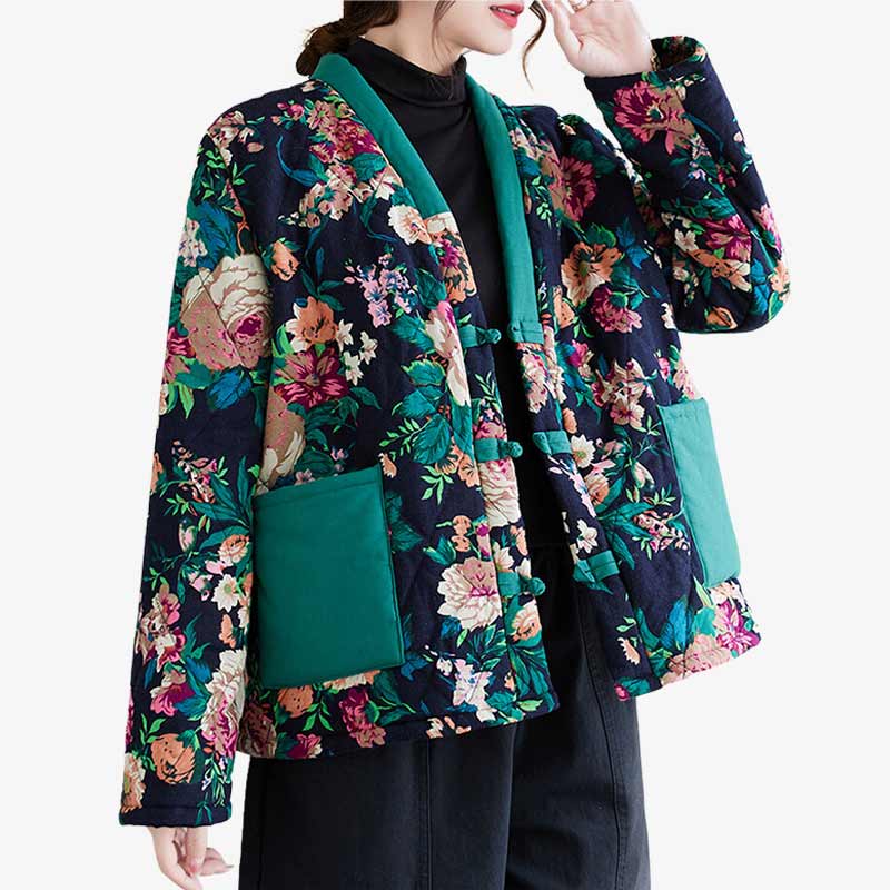 Kimono Léger Pour Femme Ou Fille - Style Japonais Desserré, Motif Floral Vintage - Parfait Comme Manteau D'extérieur