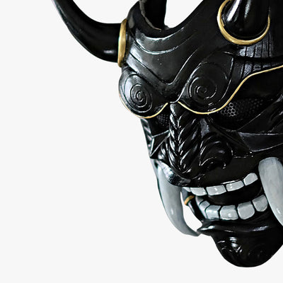 Masque démon japonais pour cosplay et déguisement