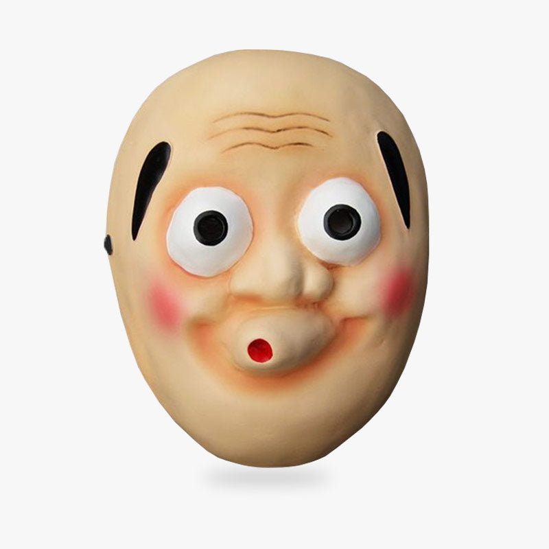 Ce masque Hyottoko est un visage marrant. C'est un masque japonais qui se porte dans certains festivals Matsuri ou bien au théâtre No