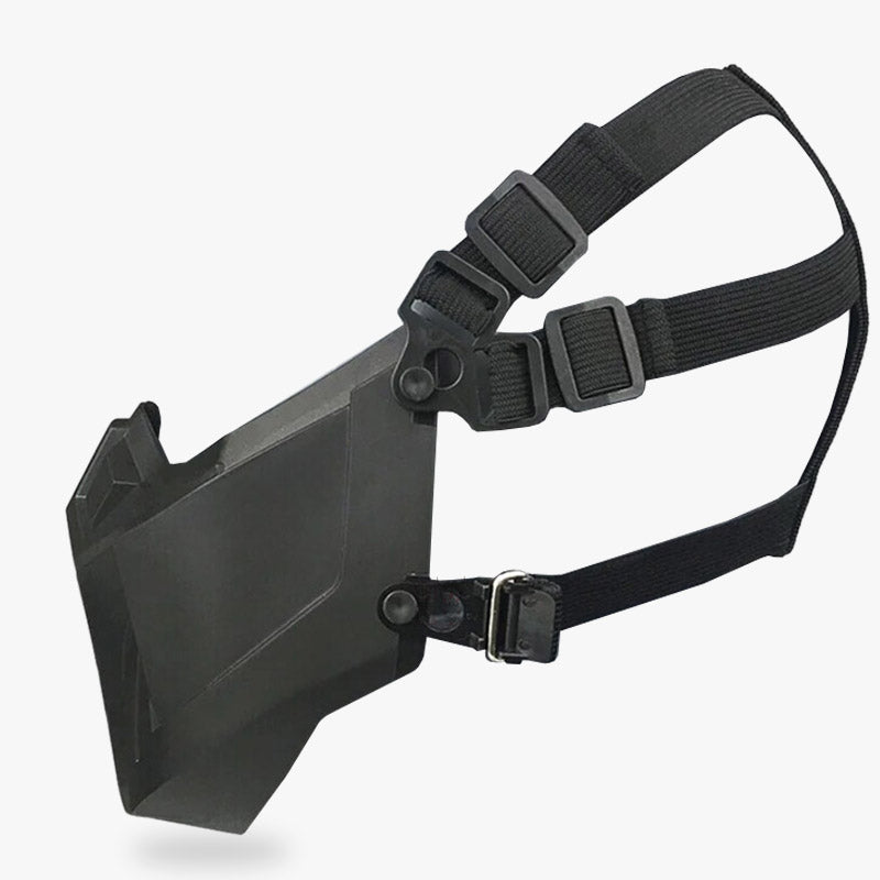 Demi masque ninja pour cosplay et déguisement