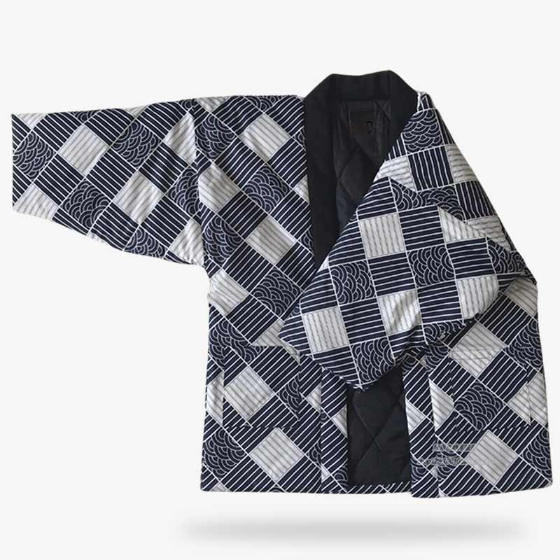 Veste hanten homme portée avec kimono