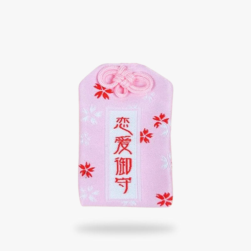 Ce sachet japonais est un omamori amour. C'est un porte-bonheur japonais pour trouver l'élu de son coeur