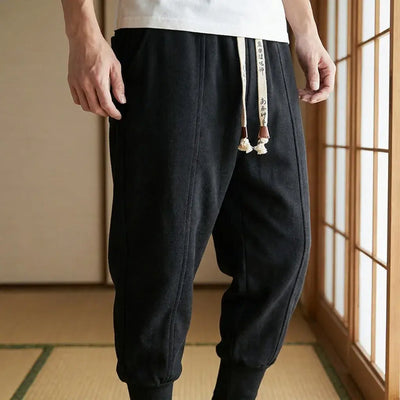 Pantalon Japonais Nikka à plat, vue de face