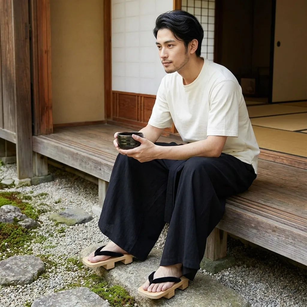 Pantalon Japonais Traditionnel vue arrière