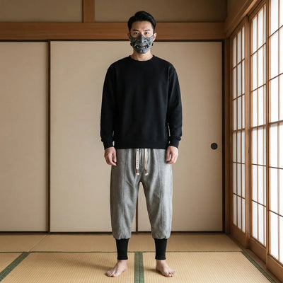 Pantalon shinobi homme en coton léger