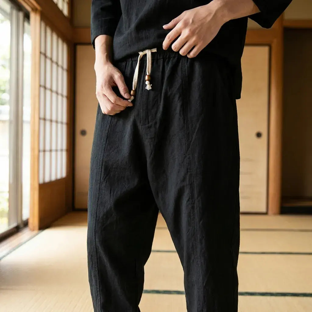 Pantalon Streetwear à plat, vue de face