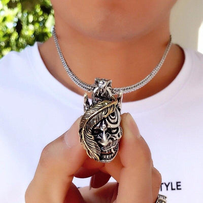 Pendentif Oni folklore japonais