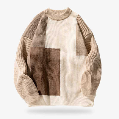 Pull japonais coupe oversize couleur claire