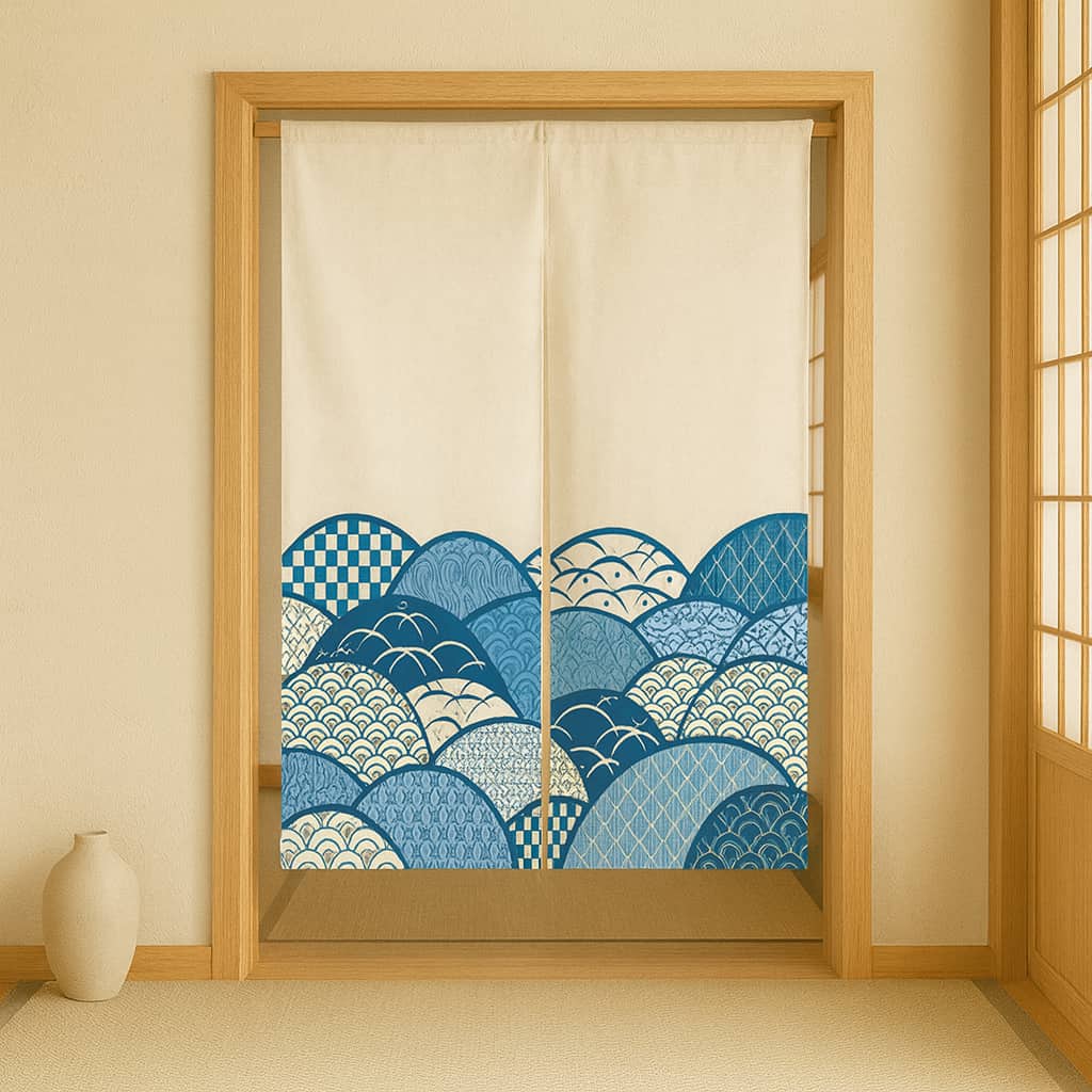 Rideau Noren Japonais