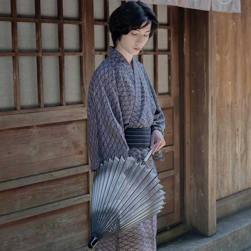 robe kimono coton homme