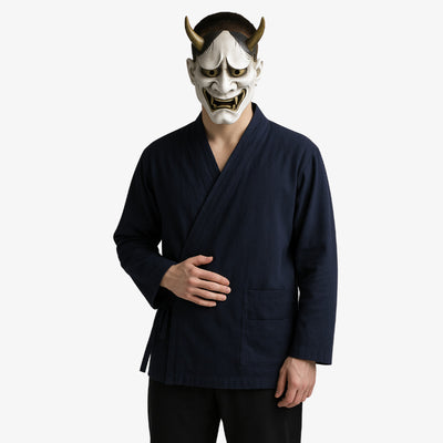 Vente de samue japon confectionné dans un tissu respirant, conçu pour le confort et inspiré des vêtements de travail japonais authentiques.