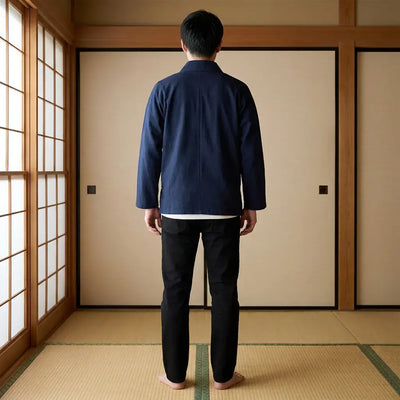 Samue Japon vu de dos, motif complet visible
