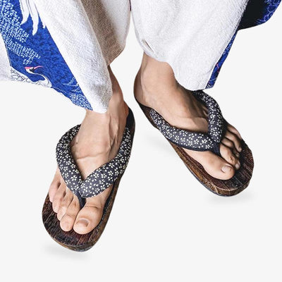 Sandales de style japonais pour homme, confort et élégance