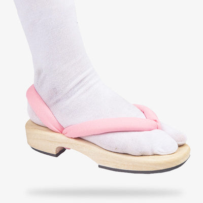 Sandales geta unisexes en bois pour cosplay japonais