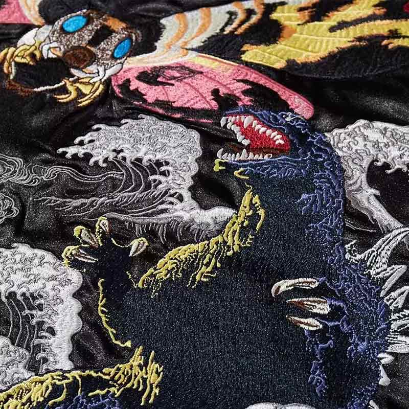 Sukajan vintage inspiré de la culture souvenir japonaise