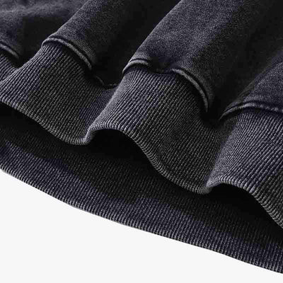 Coton de qualité pour ce sweat japonais homme coloris noir