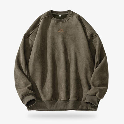 Sweat japonais tendance dans un coloris vert éclatant, en spandex et polyester, idéal pour une tenue streetwear japonaise