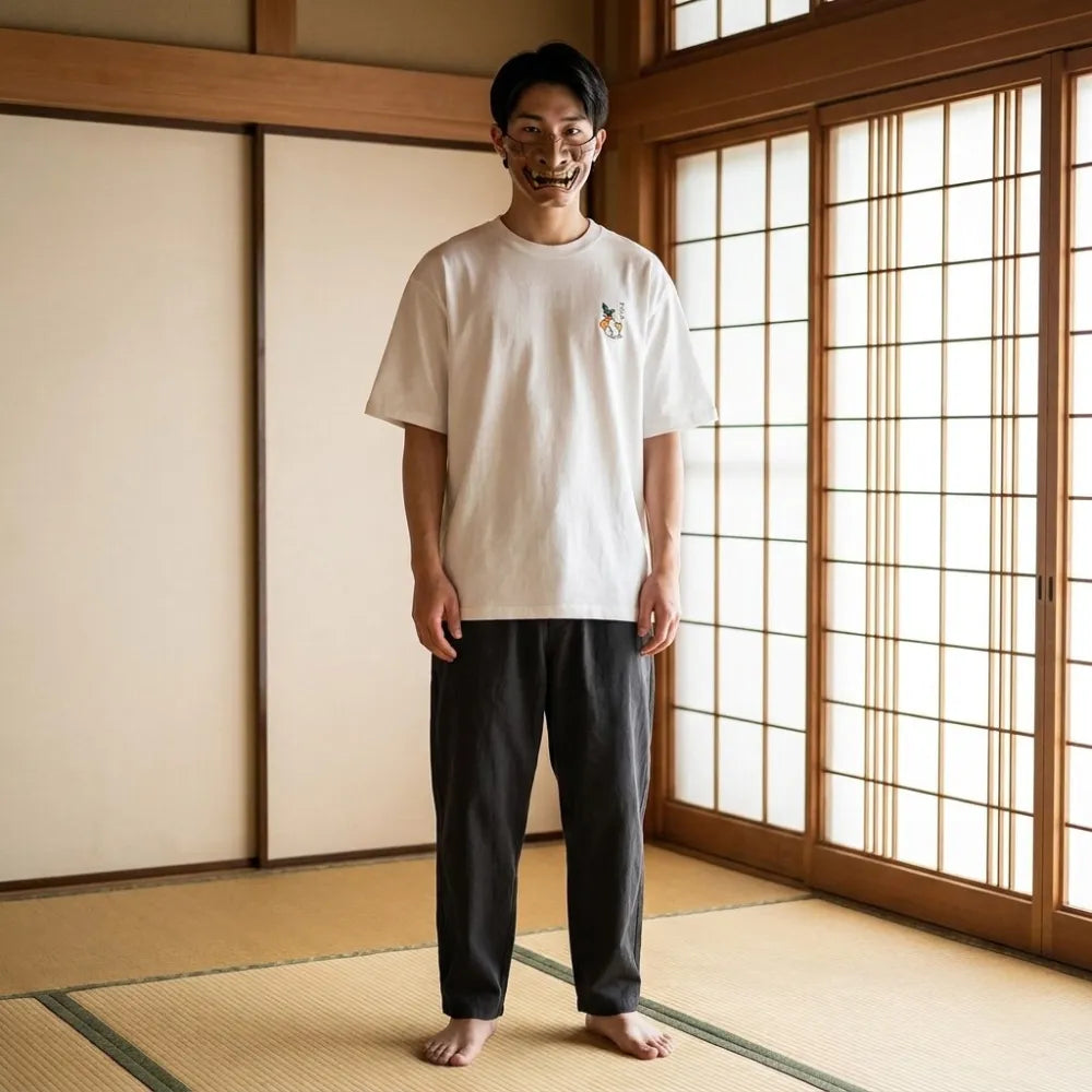 T-shirt Imprimé Japonais