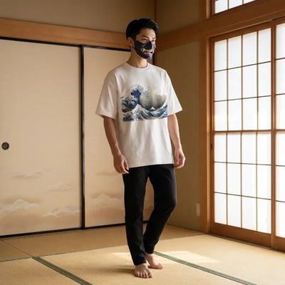 T-Shirt Vague de Kanagawa
