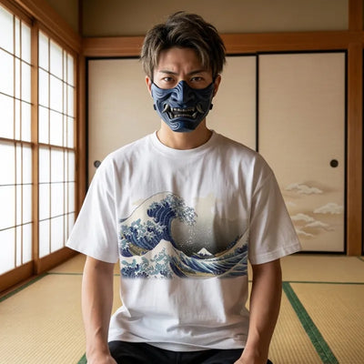 T-Shirt Vague de Kanagawa
