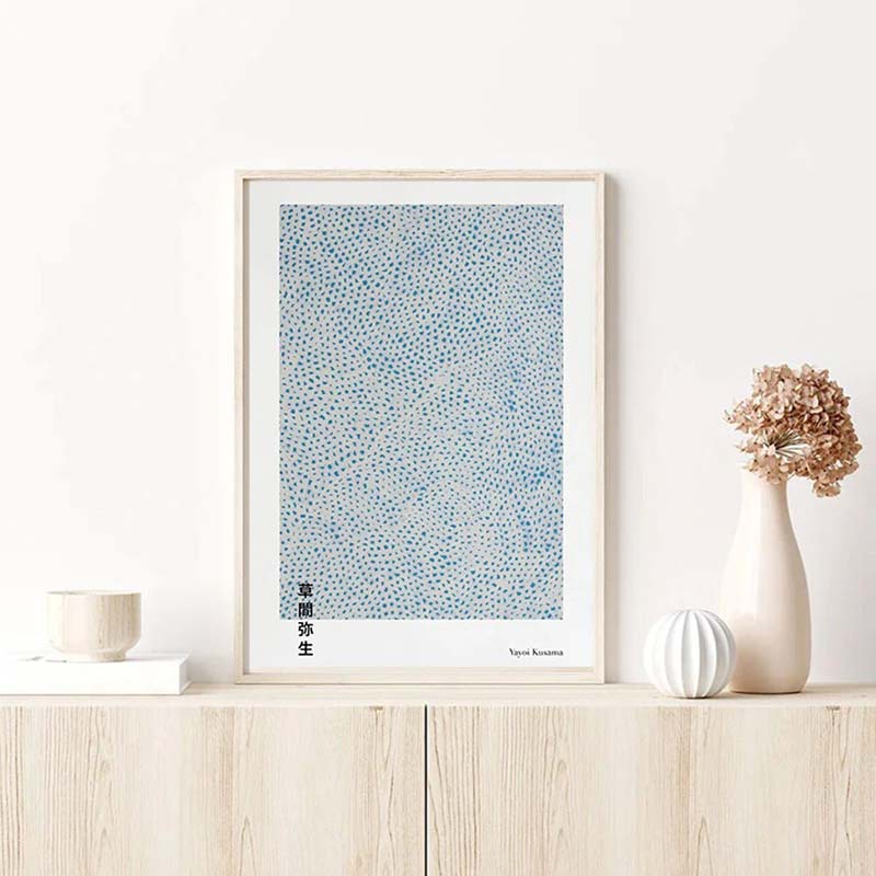 Un tableau japonais abstrait pour un style deco minimaliste japonais