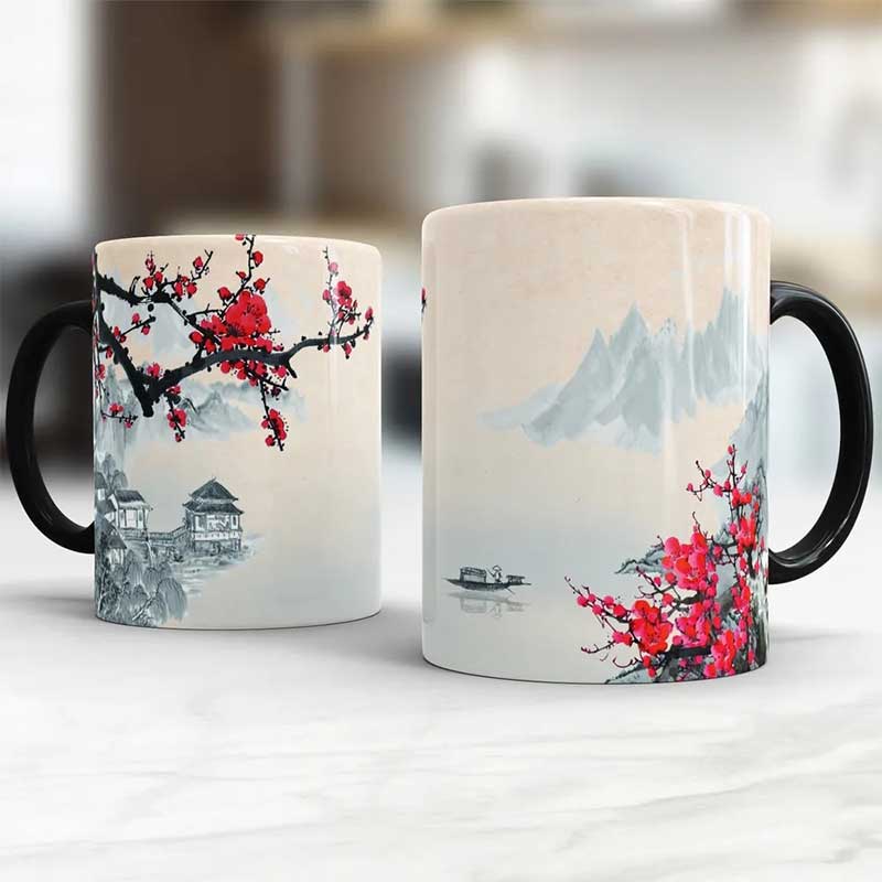 deux tasses a thé Japon en céramique
