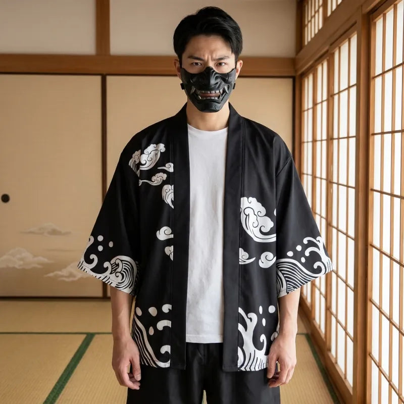 Tenue jinbei homme décontractée été