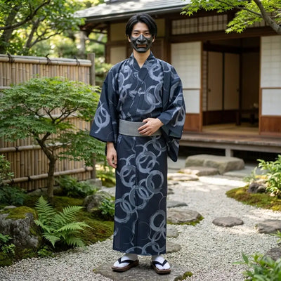 Tenue zen inspirée du yukata traditionnel