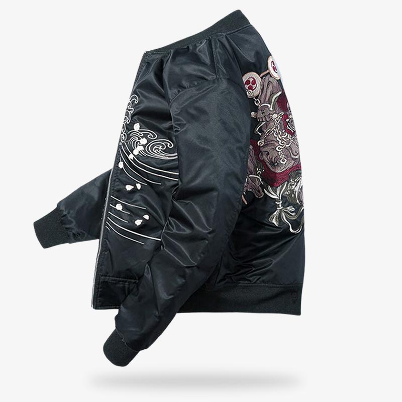 Veste baseball biker japonaise