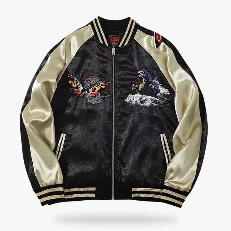 Veste bombardier japonaise au style affirmé
