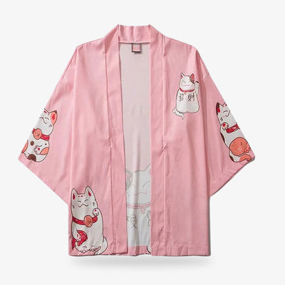 Collection de vestes kawaii japonaises au motif chat porte-bonheur