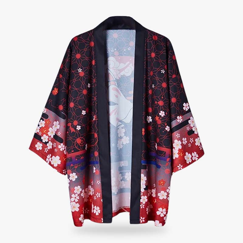 Veste kimono fleurs de cerisier sakura