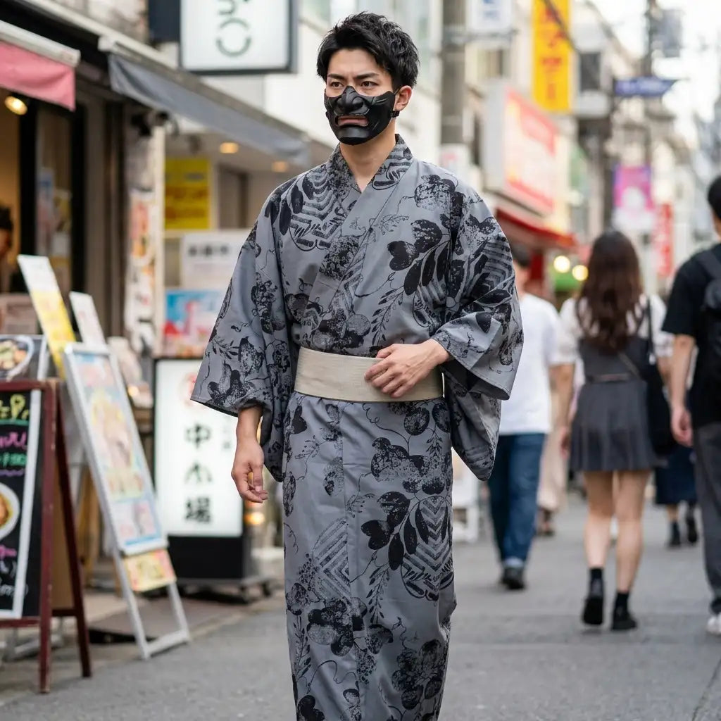 Veste kimono homme pour l'été