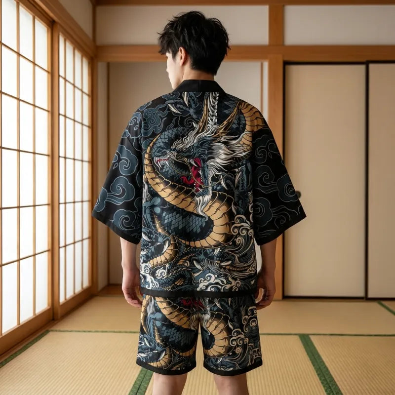 Veste kimono homme streetwear