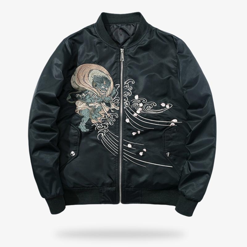Veste souvenir japonaise noire