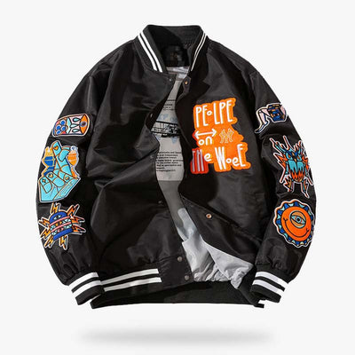 Blouson sukajan aux couleurs vives, symbole de la culture jeune et rebelle du Japon moderne