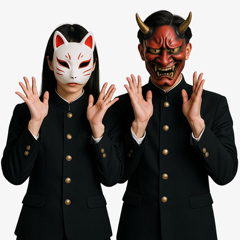 Veste d'uniforme japonais homme vue de face
