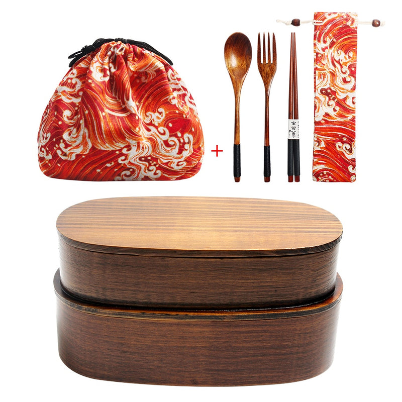Boite Bento Kanagawa - Double