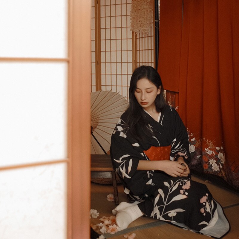 Robe Kimono Femme tenue