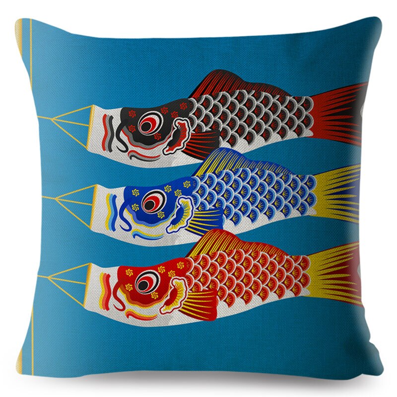 Coussin Poisson Japonais