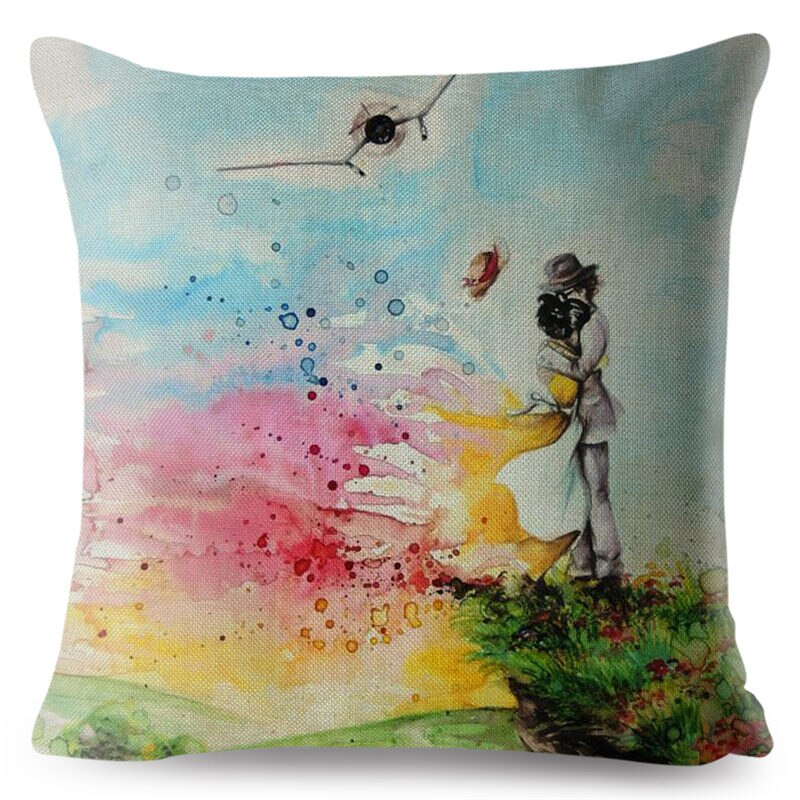 Coussin Manga Amour