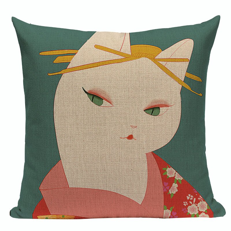 Coussin Motif Chat